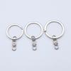 Key Chain Split Ring With 8 Shape Swivel Snap Lobster Hook Jewelry Charm Loop Keyring Findings For Making