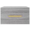 vidaXL Wand-Nachttisch Grau Sonoma 35x35x20 cm