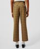 Leiteuchekeuaus (U) Green Checked Trousers