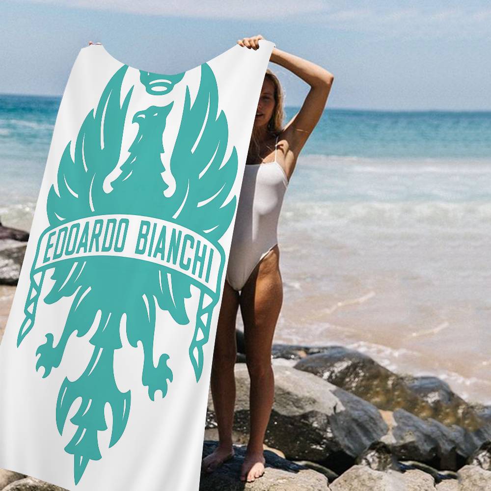 B-Bianchis Logo Microfiber Printed Beach Towel Mountain Climbing Yoga Beach Swimming Running Absorbent Soft Towel
