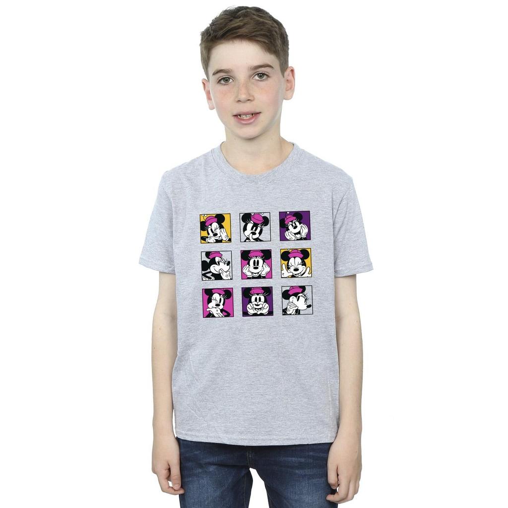 Disney Boys Minnie Mouse Squares T-Shirt