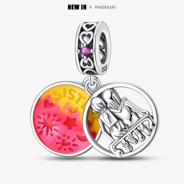 Novità Elementi Musicali Set da Tre Pezzi Perline Charm Si Adatta Nuovo Bracciale Argento 925 Donne Ciondolo Perla Gioielli Regalo