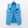 Denim Vest Women's Short Spring and Summer Slim Slimming Sleeveless Jacket Ripped Cardigan Top