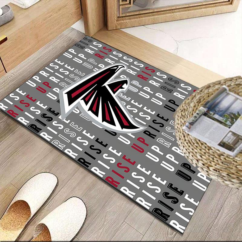 Atlanta-Falcons Rise Up  Carpet, Kitchen Rugs, Yoga Mat, Non-Slip Mats, Rug for Bathroom, Living Room Bedroom, Camping Rugs Christmas Gift