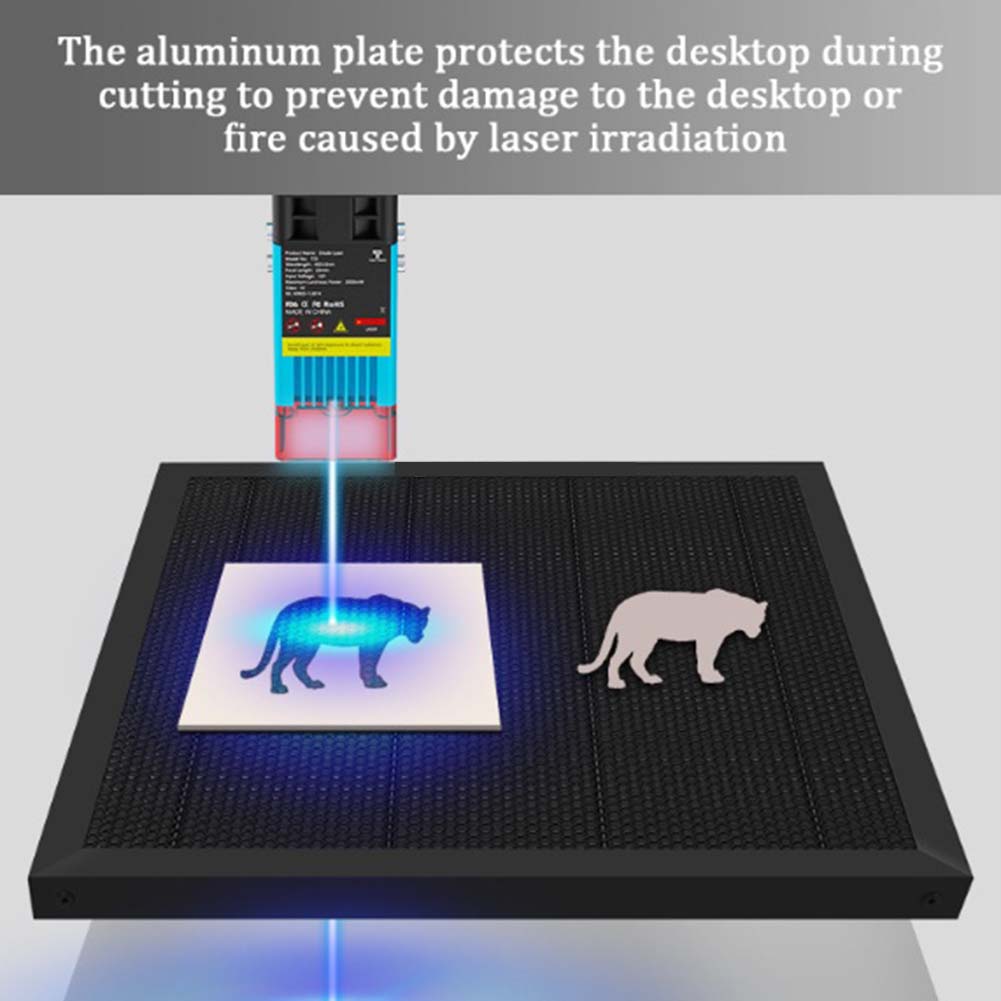 for engraving machine For Honeycomb board aluminum workbench 300 by 300 millimeters with precise scale for carving