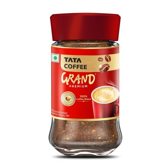Tata Coffee Grand Premium Instant Coffee| 50g Jar & Tata Coffee Grand Premium Instant Coffee| 50G Pouch, Bag, Powder