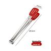 Ruhan Silicone Tipped Stainless Steel Food Tongs