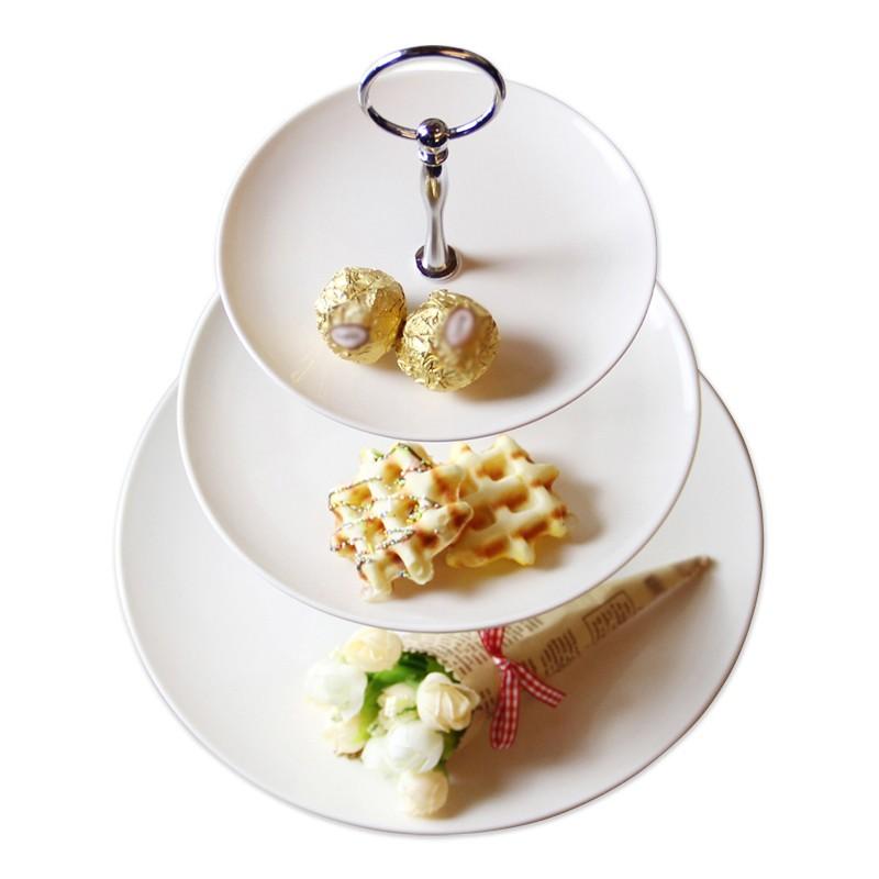 Stojak na ciasto Okucia Pręt Stop cynku Taca na babeczki Deser