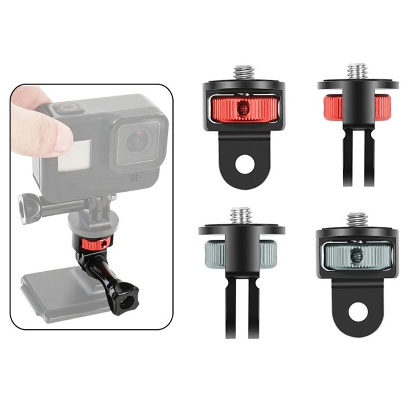 Universal Mounting Screw Adapters For Action Cameras Toolless Installation Aluminum Alloy Construction Multiple Device Compatibility