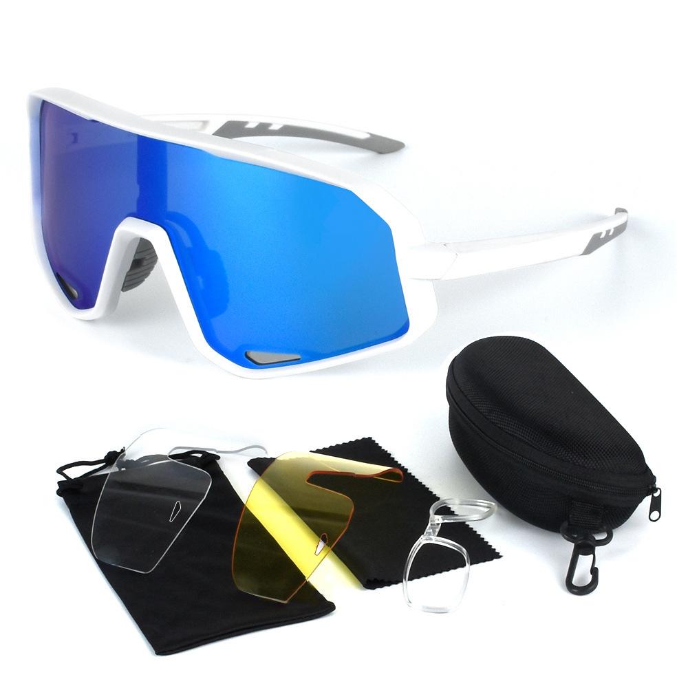 New Mountain Bike Riding Glasses Outdoor Sports Goggles TR90 Frame Myopia-adapted Sunglasses