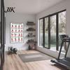 Yoga und Tai Chi Kombinationsposter Stuhl-Workout Ohne Rahmen Routine Klare Visuelle Anweisungen Fluss Sitzende Übungstabelle für Senioren Anfänger Sanfte Fitness
