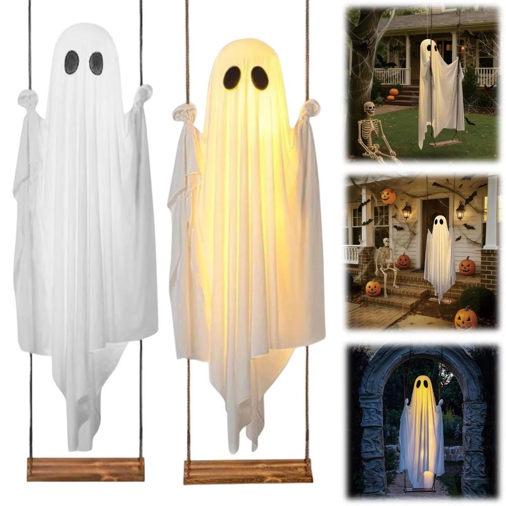 Sterowany pilotem Halloweenowy Wiszący Duch Duży Duch Huśtawka Impreza