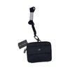 Michael Kors Classic Logo Embossed Leather Wallet With Strap Women Wallet Black 36S3LGFM6B-BLACK