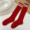 Unisex Compression Socks Football Socks Non-slip Long Tube Knee High Stockings Socks Striped Soccer Socks Running Sports Socks