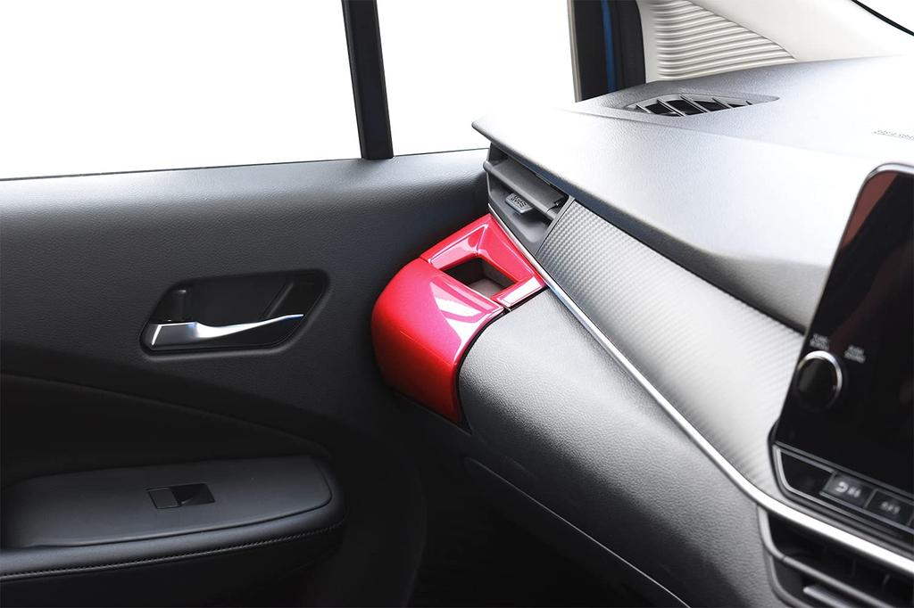 SecondStage Nissan Note E13 Aura FE13 e-POWER Cup Holder Panel, Red SHN0213RED