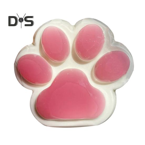 

Игрушка для снятия стресса с помощью кошачьей лапки, сенсорная игрушка для детей и взрослых, мягкая игрушка TPR, успокаивающая игрушка-коготь для животных розовый/фиолетовый