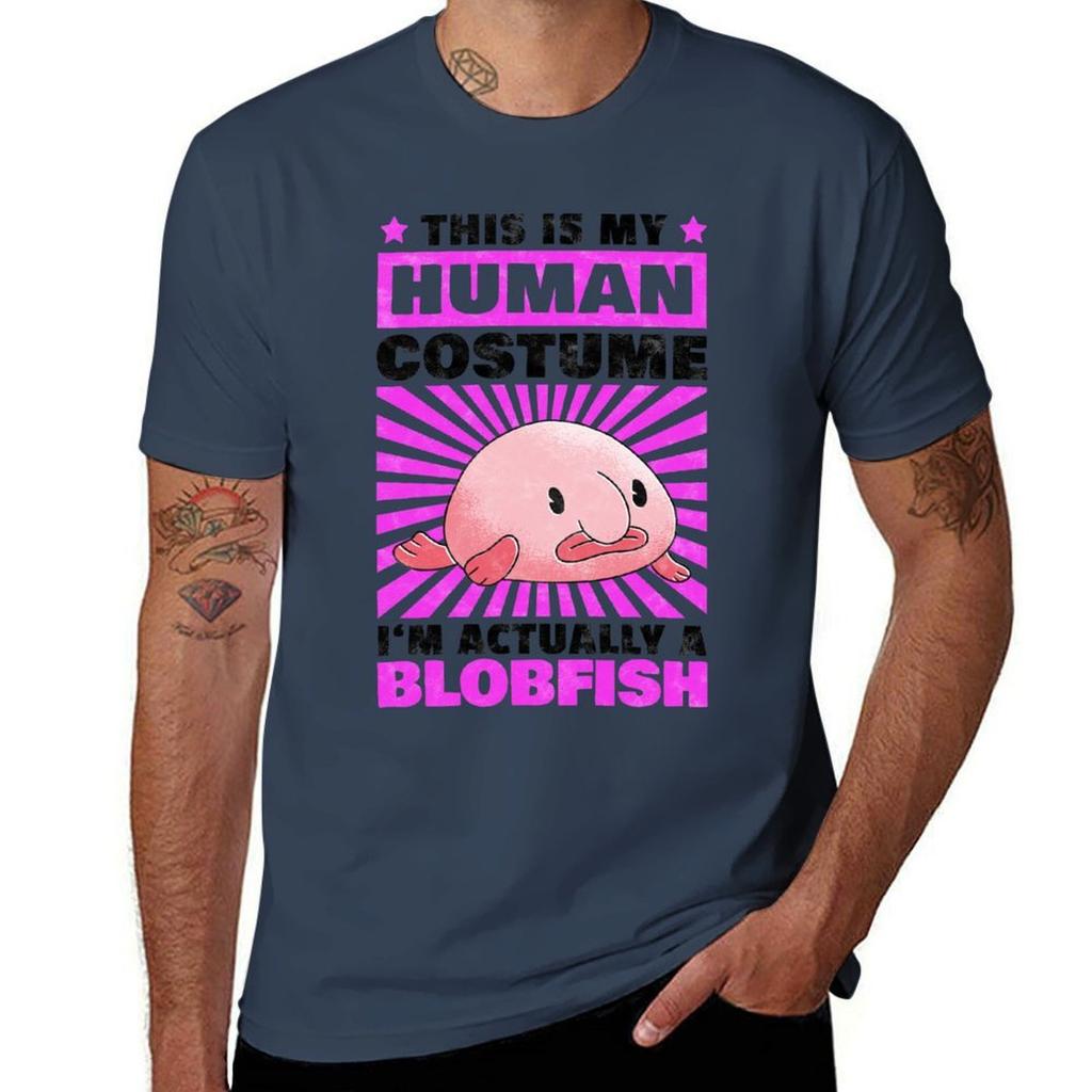 This is my blobfish costume ugly fish humor TShirt t shirts for man slim fit cotton t shirt man TShirt