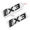 ABS iX3 Logo Car Emblem Decal Rear Trunk Badge Sticker