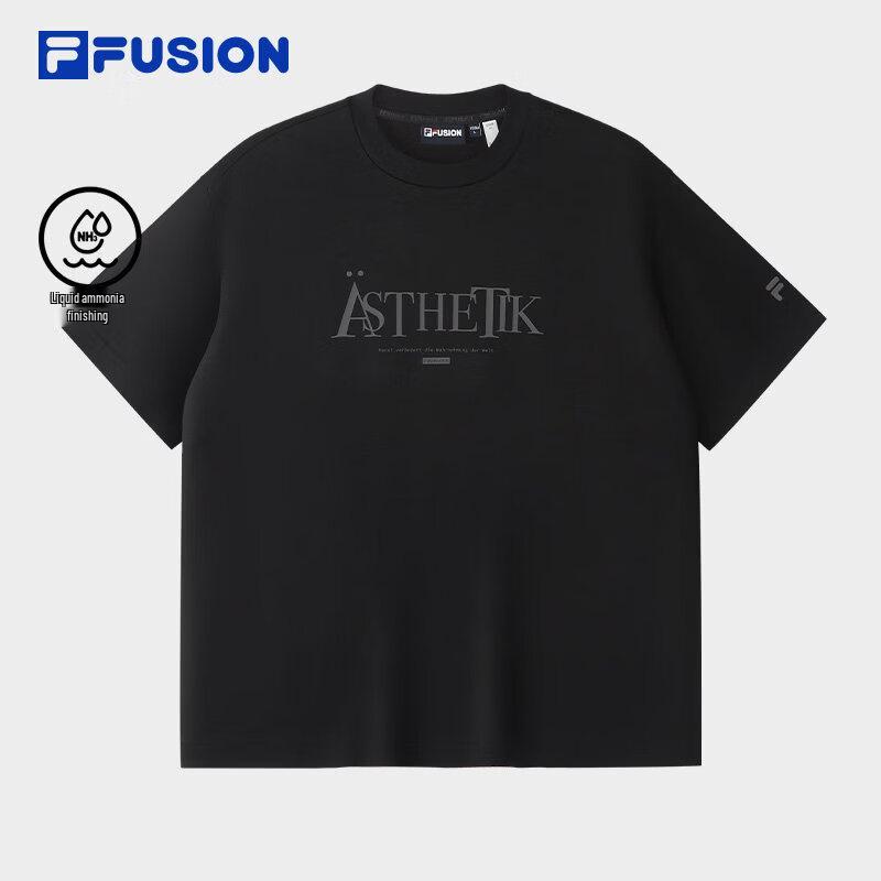 FILA FUSION Men s Casual Pure Cotton Short Sleeve T-Shirt M