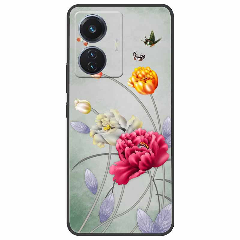 Christmas Case For Vivo T1 44W Soft Silicone Back Cover for Vivo T1 4G Snapdragon 680 Phone Case Cartoon V2153 VivoT1 4G Funda