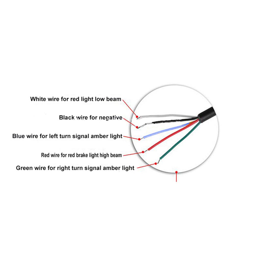 Cafe Racer Rear Seat Frame Hoop Loop with LED Brake Turn Tail Light For Honda CB