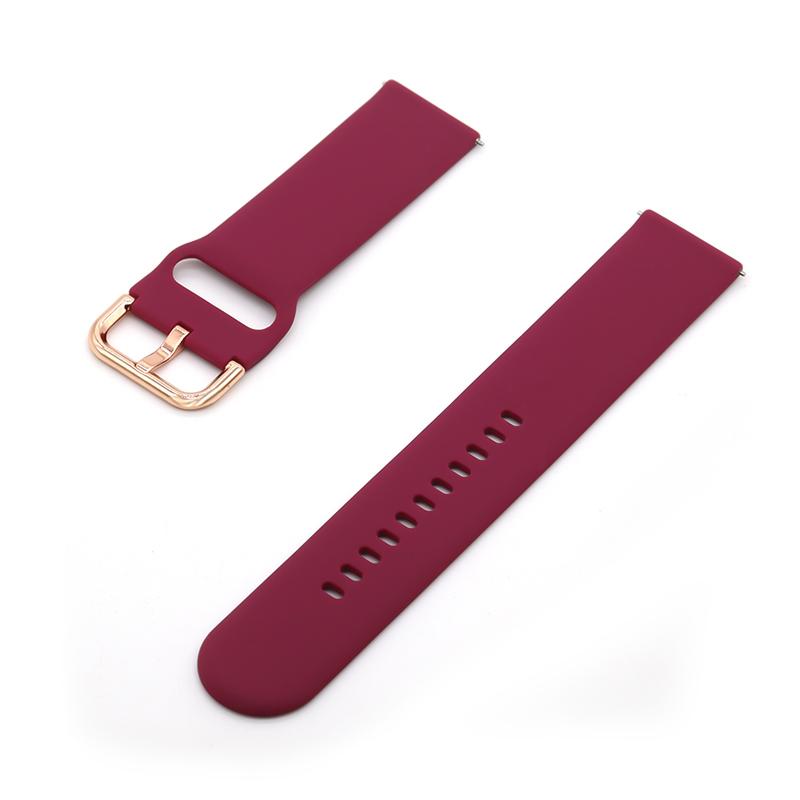 20mm 22mm Silicone Strap for Samsung Galaxy Watch 4/3/Huawei Watch 3/GT2/Amazfit Bip Bracelet Strap for Active 2 42mm 40mm Band