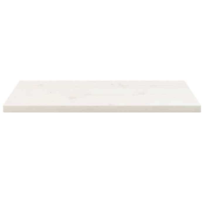VidaXL Table Top White 80x40x2.5 Cm Solid Pine Wood 824401
