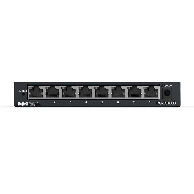 Ruijie RG-ES108D 8-Port Unmanaged Fast Ethernet Switch