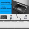 TLXT 304 Stainless Steel Black Nano Kitchen Sink