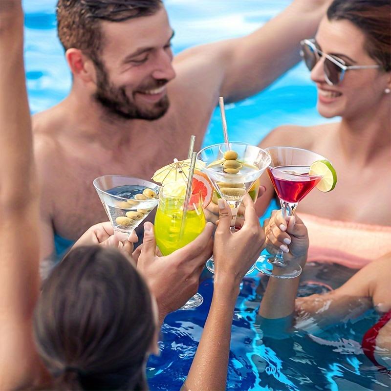 300/500pcs Gradient Color Straws, 0.23*7.75 Inches, Laser-coated Paper Disposable Straws, Paper Straws, Non-toxic and Odorless