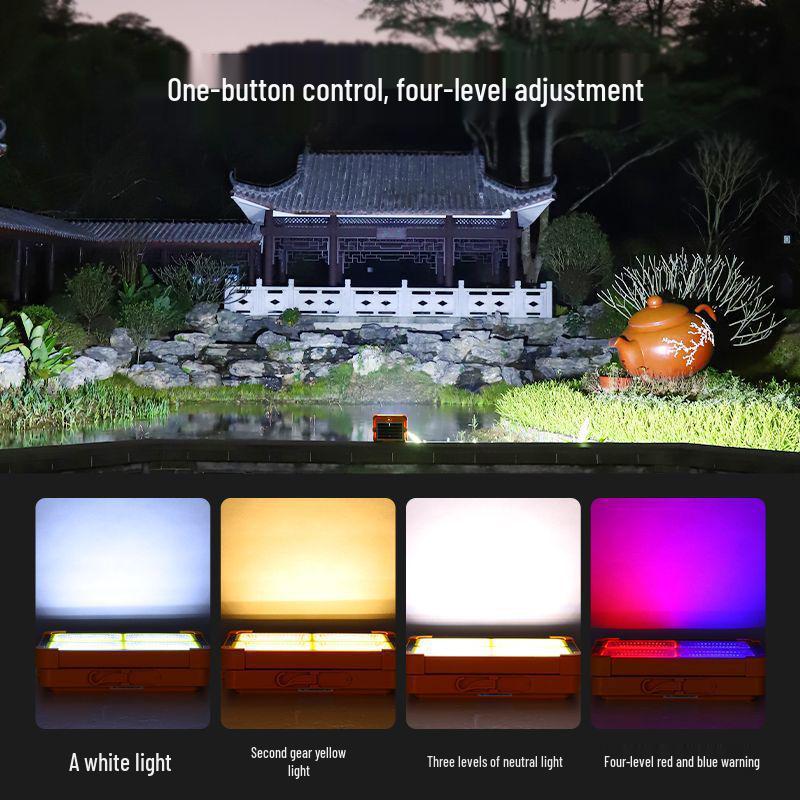 Solar LED Light for Power Outages, Night Markets, and Camping