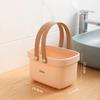 Plastic Storage Baskets With Handles, Shower Caddy Shelf Organizers Basket For Bathroom, Kitchen, Dorm Room Basket Bathroom