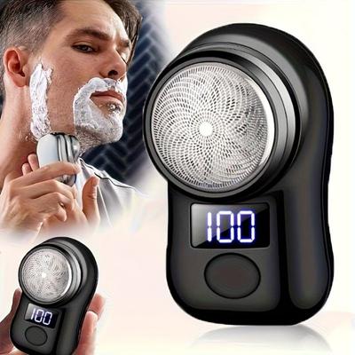 Dobíjecí holicí strojek s LED displejem napájení - Design odolný proti teplu, Nezbytná fitness taška na letní cestování, Pro chlapce, otce a syny, Sváteční dárek