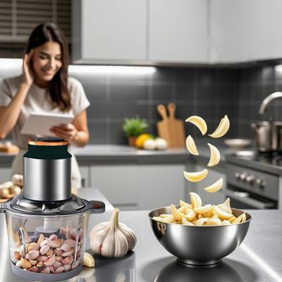 Garlic Peeler Attachment for 2L/3L Electric Meat Grinders Silicone Skinning Tool for Effortless Peeling