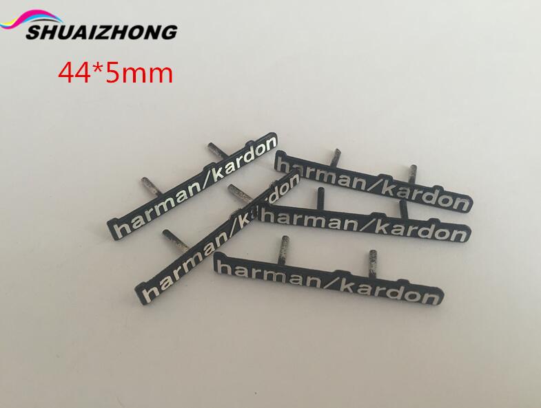 BCK2 2pcs 5pcs 10pcs forharman/kardon car Hi-Fi Speaker audio Speaker Badge stereo Emblem sticker car styling accessories