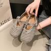 Girls Hollow Princess Leather Shoes Soft Sole Summer Fashion Sandals for Middle  Big Kids