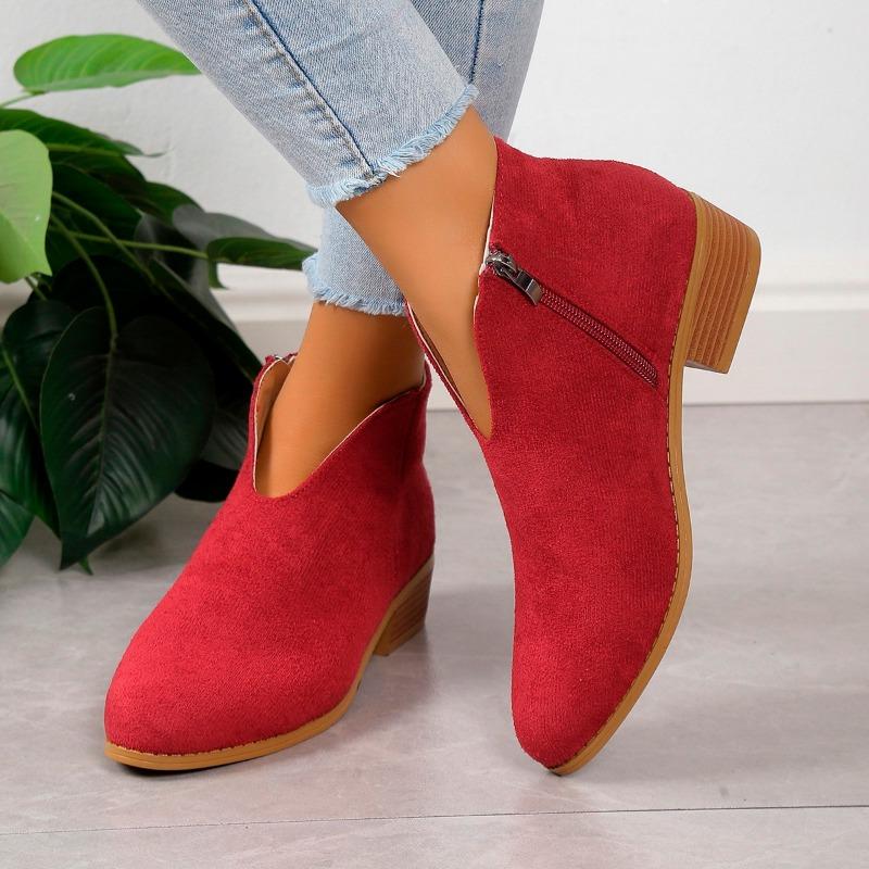 

Новые стильные женские короткие сапоги, модные туфли с острым носком и толстым каблуком, рабочие туфли с леопардовым принтом, красные туфли-лодочки в готическом ковбойском стиле, удобные женские сапоги 36