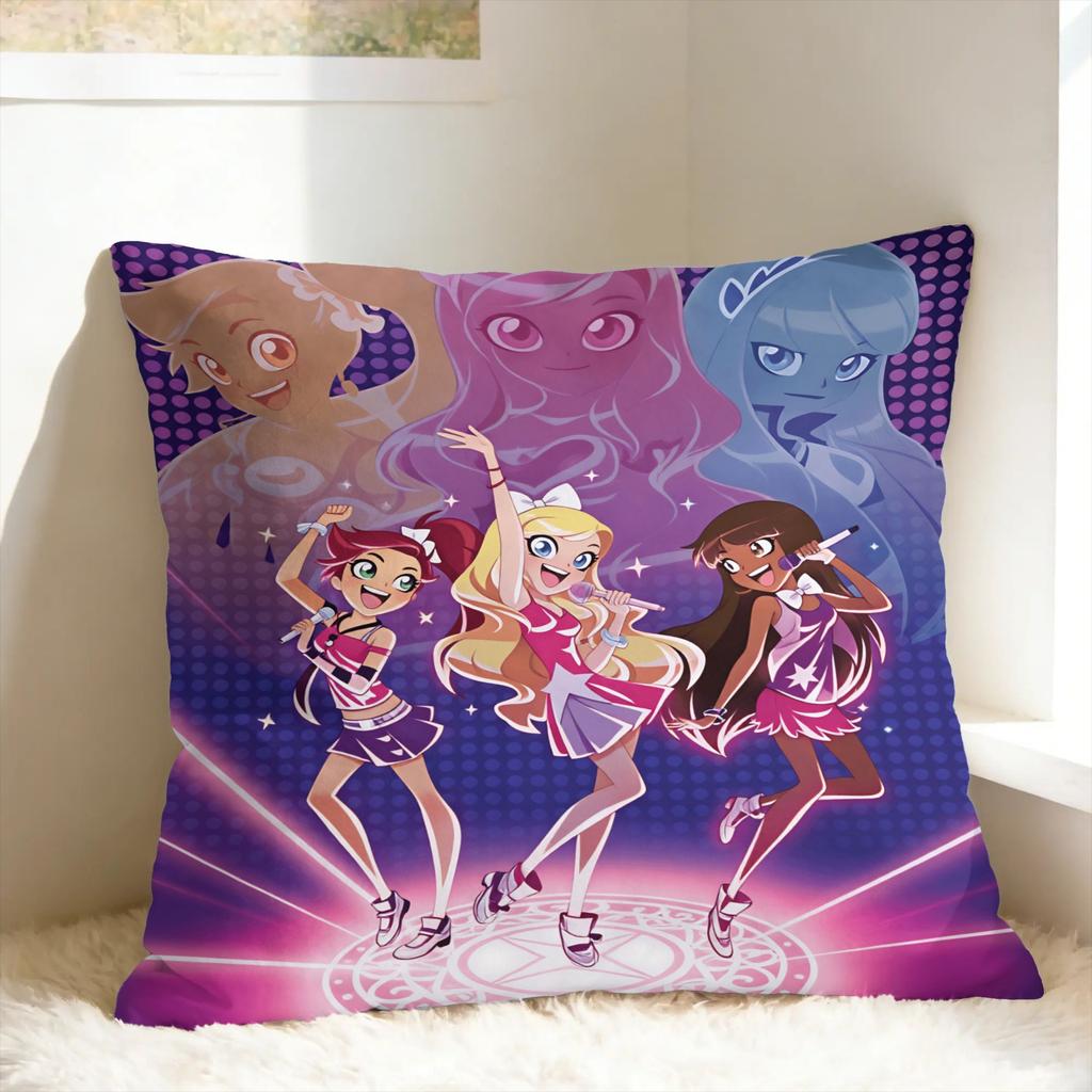 L-lolir-Rock Rock Anime Pillow Case Comfy Pillow Cover For Sofa Home Decor Cute Funny Pillowcases