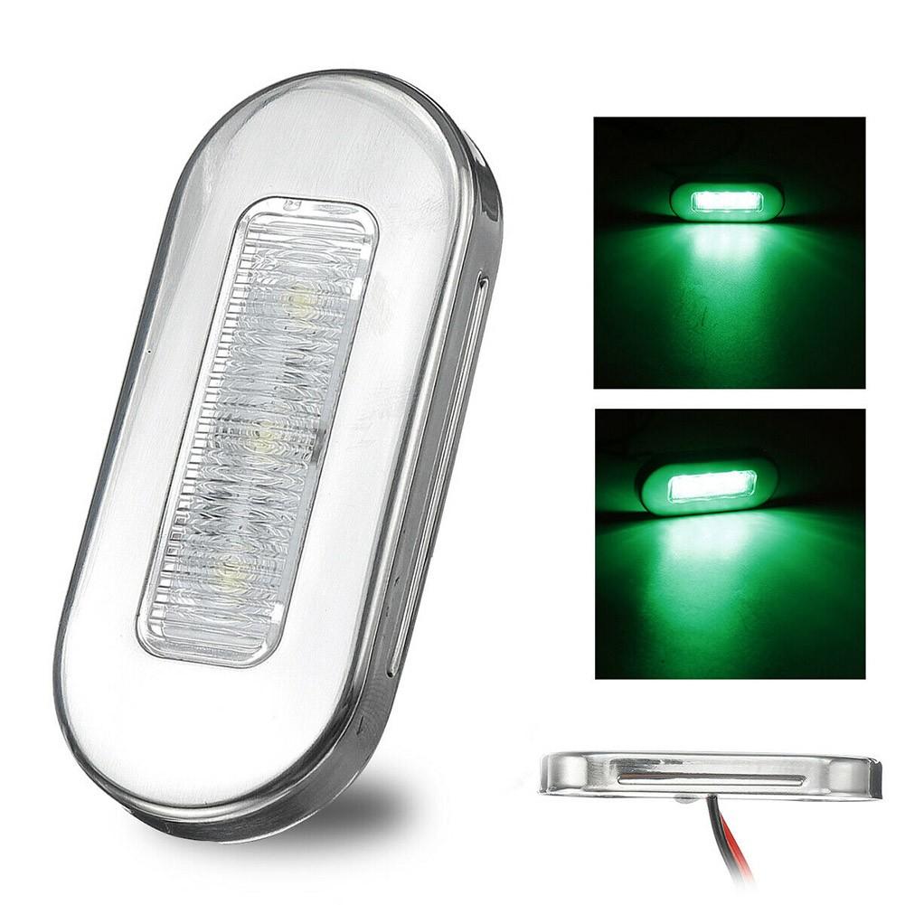 Waterproof Marker Light Yacht Marine Boat 3 LED 4x
