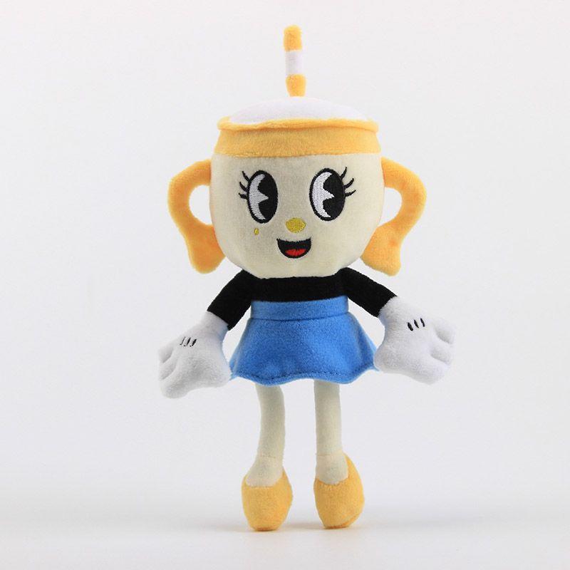 Cuphead 9 Inch Game Ms Chalice Plush Figure Toy Soft Stuffed Doll For Kids Gift