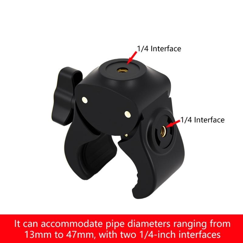 Photography Gear Mount Adapter 1/4 Female and Male Port for Camera Phone Light Holders on Bikes Desks Gym Equipment