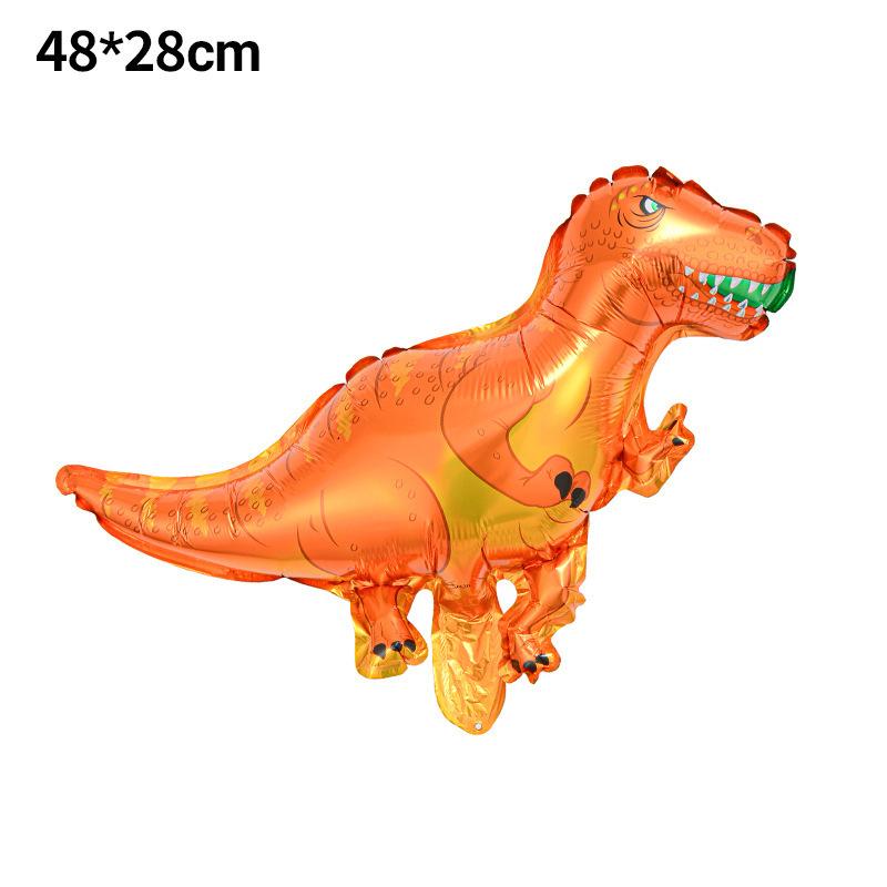 Cartoon Animal Tyrannosaurus Rex Dinosaur Balloon Children'S Cartoon Q Version Birthday Forest Theme Party Decoration