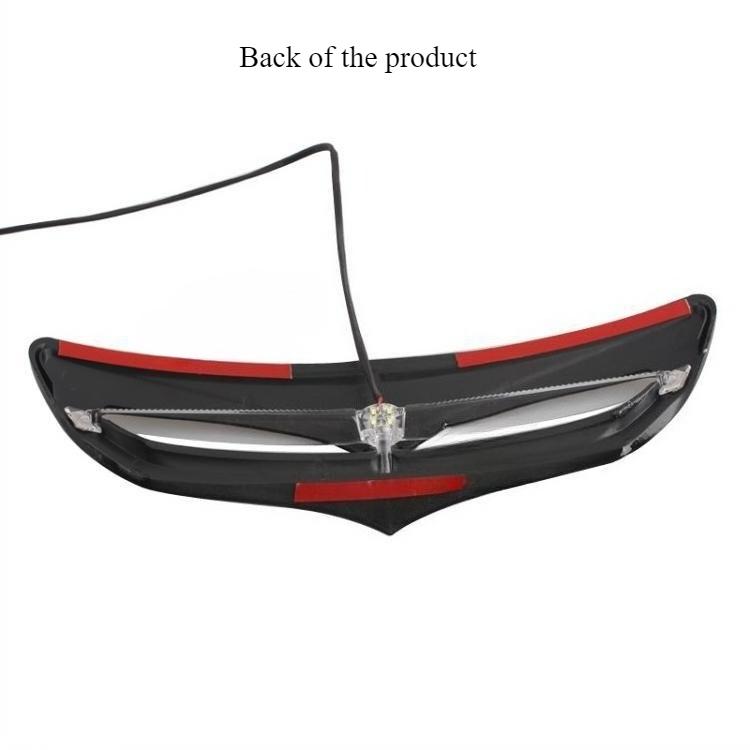 Motorcycle Guide Hood Air Inlet Cover Air Vent with LED Light for Harley Davidson Gliding Street Gliding Supreme Gliding