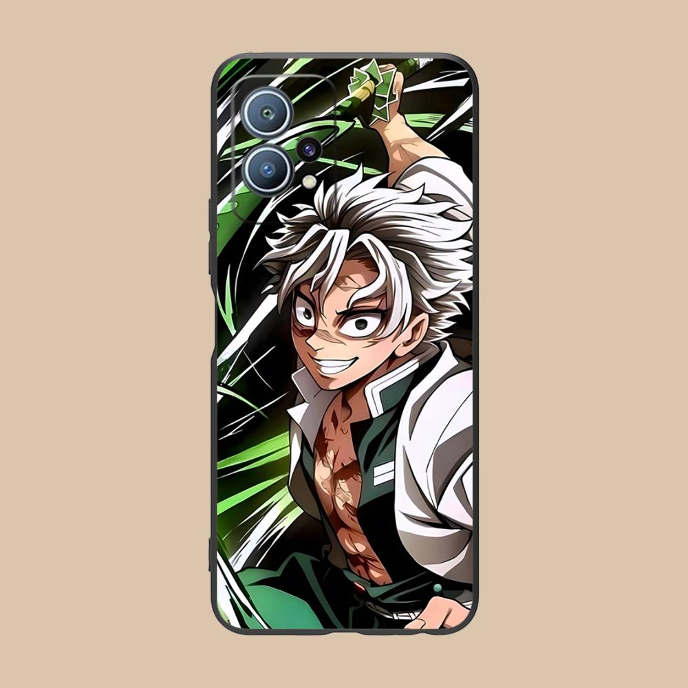 Demon Slayer Sanemi Phone Case for Huawei P60 P50 P40 P30 P20 P10 P9 P8 Pro Lite Plus Colour Printing Protective Pretty Luxury