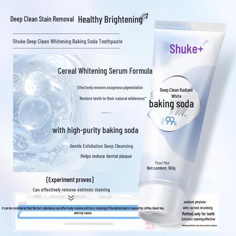 Sakol Dual-Action Whitening Baking Soda Toothpaste Set