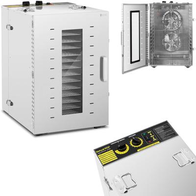 Industrial Food Dryer for Herbs, Fruits, Mushrooms, 16 Grates, 1500 W