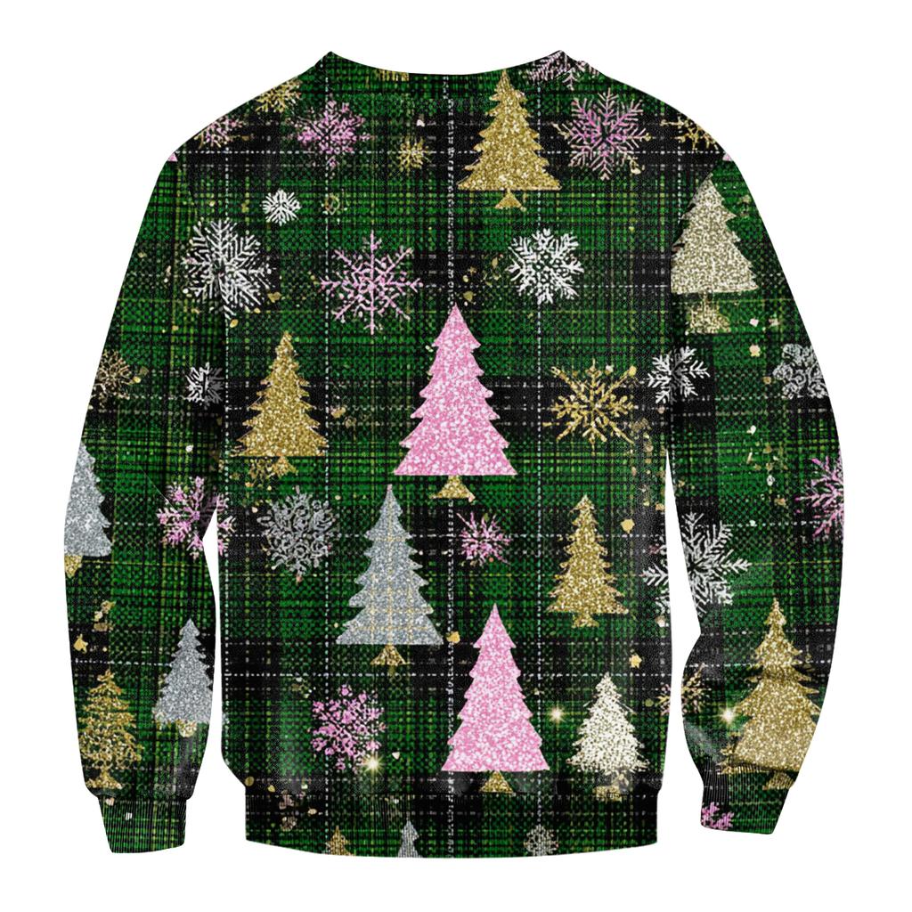 Men's Casual Fashion Printed Round Neck Pullover Sweatshirt