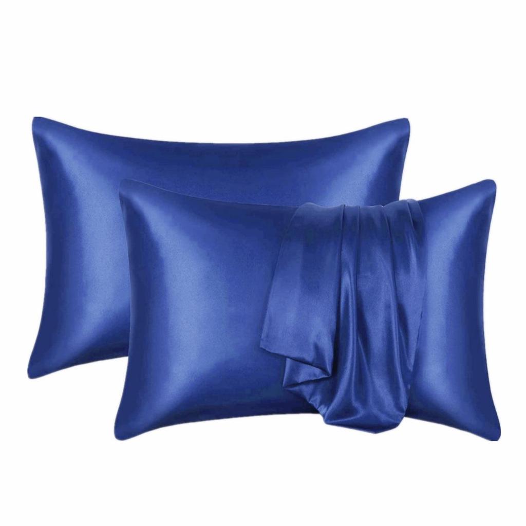 Satin Silk 3-Piece Bedding Set: Duvet Cover, Pillowcase, Pillow Core Cover