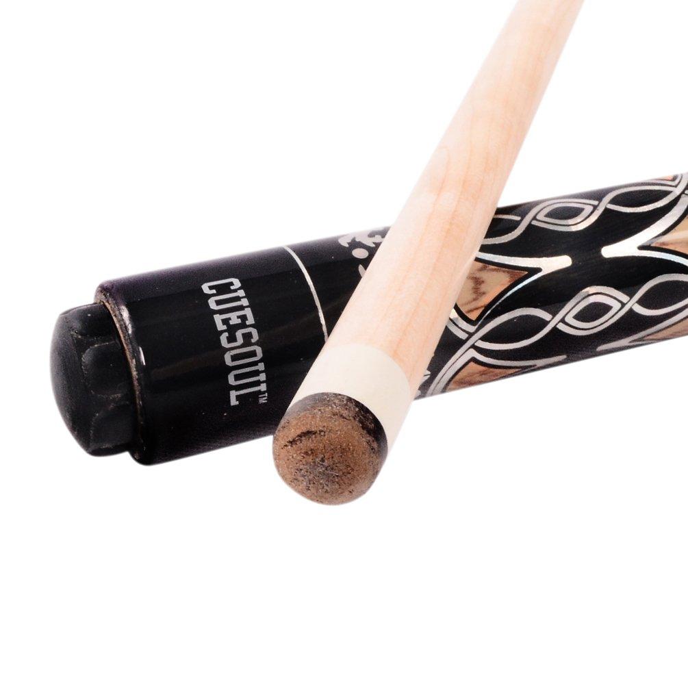 Cuesoul 21 oz Quick Release Joint Cue Stick Cleaning Towel Joint Protector 57-inch + + (CSPC011)