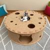 Breathable Cat Tunnel House Non-Shedding Scratching Board Cat Tunnel Play Center  Home Indoor